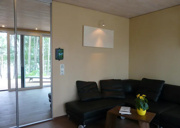 Tatil Evi Luxus-ferienhaus Direkt Am See, Naturnaher Komfort In Modernem Stil Lychen