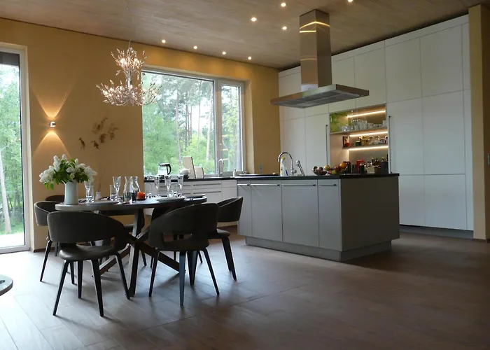 Luxus-ferienhaus Direkt Am See, Naturnaher Komfort In Modernem Stil Lychen